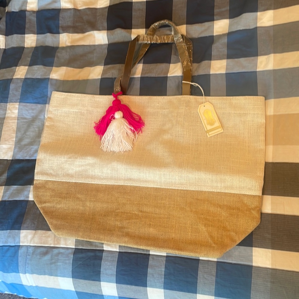 NWT Mud Pie Beach Tote